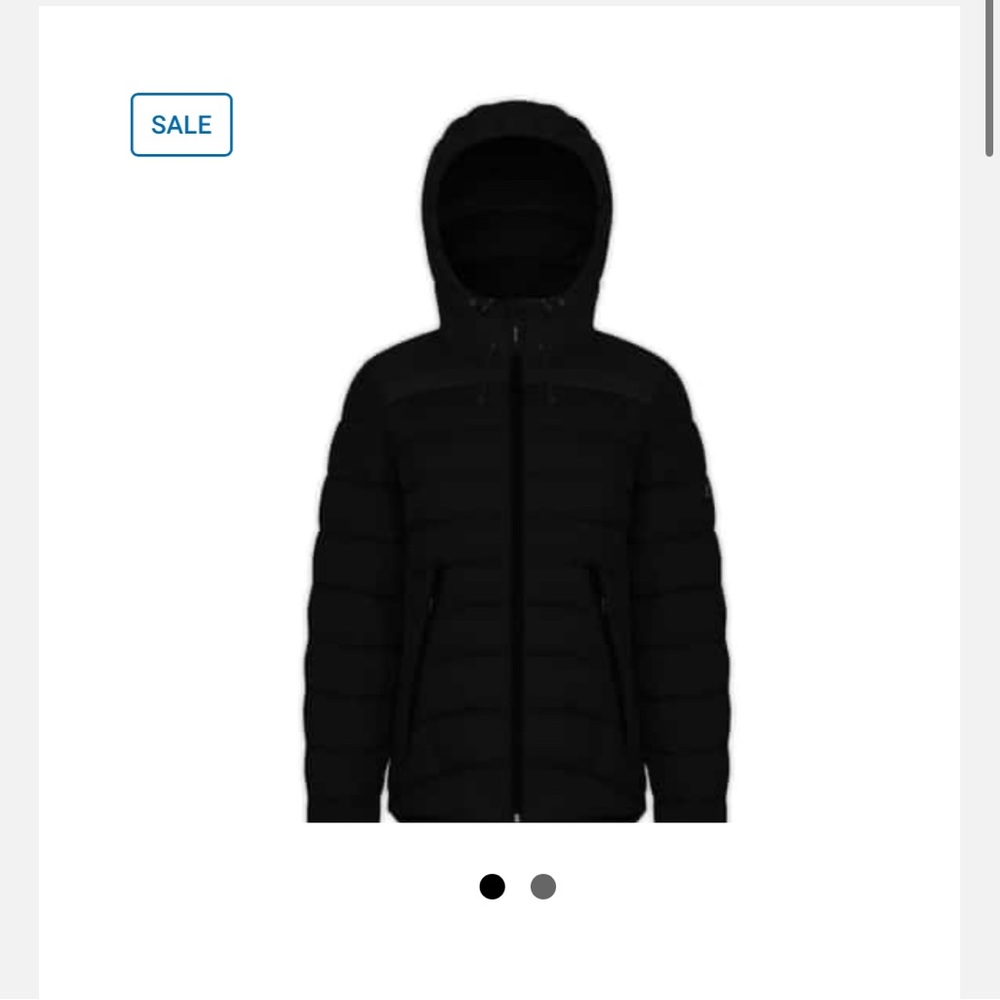 Women's Black Lightweight Puffer Jacket